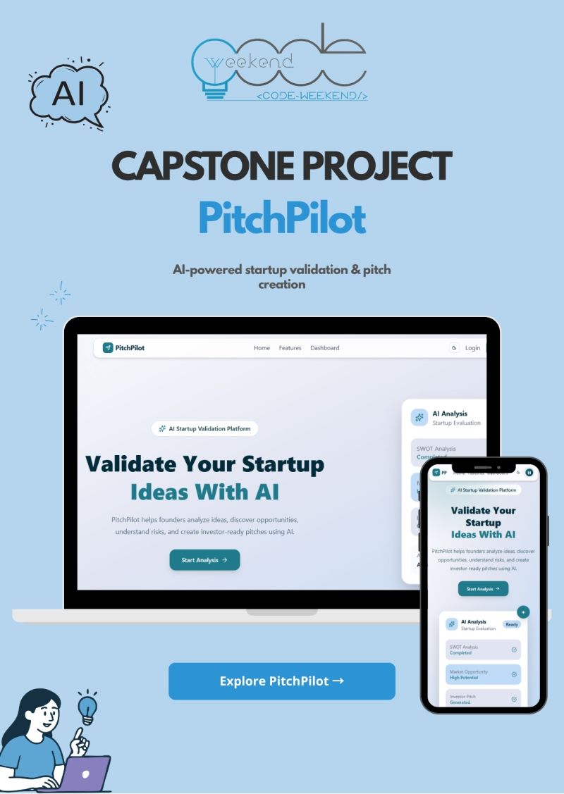 PitchPilot by Lima Rahimzai — startup coach dashboard for idea analysis and pitch drafts